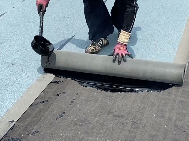 防水工事、アスファルト防水